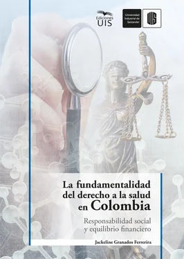 Jackeline Granados La fundamentalidad del derecho a la salud en Colombia обложка книги