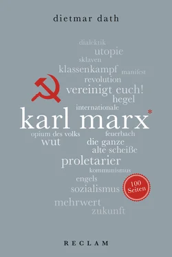 Dietmar Dath Karl Marx. 100 Seiten обложка книги