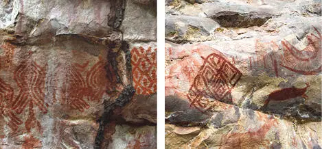 Detalles de elementos iconográficos de tipo geométrico que acompañan las - фото 63
