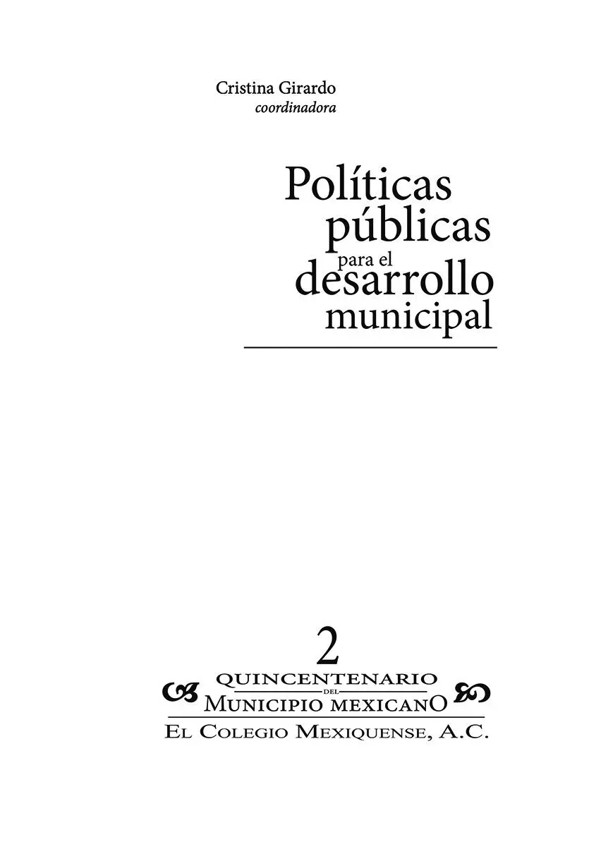 321 J JP JPT Políticas públicas para el desarrollo municipal Coord Cristina - фото 2