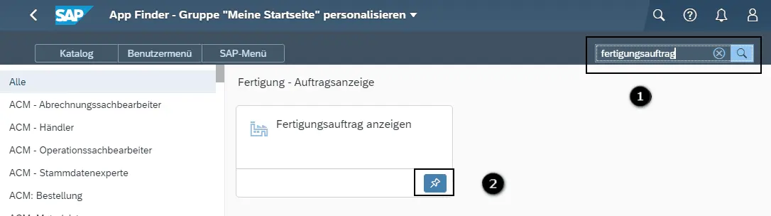 Abbildung 26 Volltextsuche Fertigungsauftrag Das Ergebnis dieser Zuordnung - фото 13