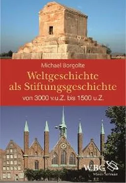 Michael Borgolte Weltgeschichte als Stiftungsgeschichte обложка книги