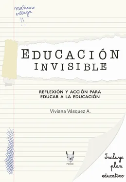 Viviana Vásquez Educación invisible обложка книги