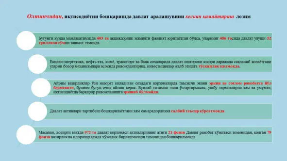Иқтисодий ўсиш Ўзбекистон шароитида Иқтисодий ўсиш Ўзбекистон шароитида - фото 102