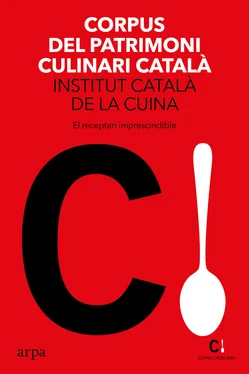 Institut Català de la Cuina Corpus del patrimoni culinari català обложка книги