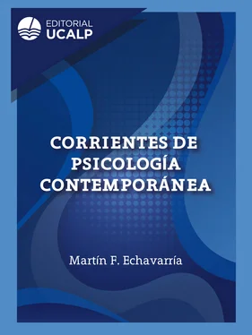 Martín Echavarría Corrientes de psicología contemporánea обложка книги