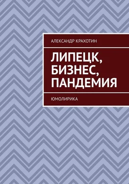 Александр Крахотин Липецк, бизнес, пандемия. ЮМОЛИРИКА обложка книги