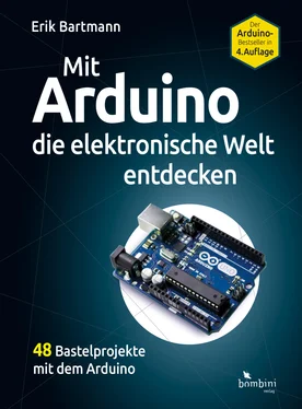Erik Bartmann Mit Arduino die elektronische Welt entdecken обложка книги