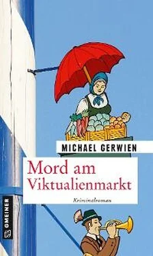 Michael Gerwien Mord am Viktualienmarkt обложка книги