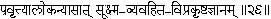 26 By making Samyama on the Effulgent Light I 36 comes the knowledge of - фото 135