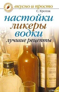 Сергей Кротов Настойки, ликеры, водки. Лучшие рецепты обложка книги