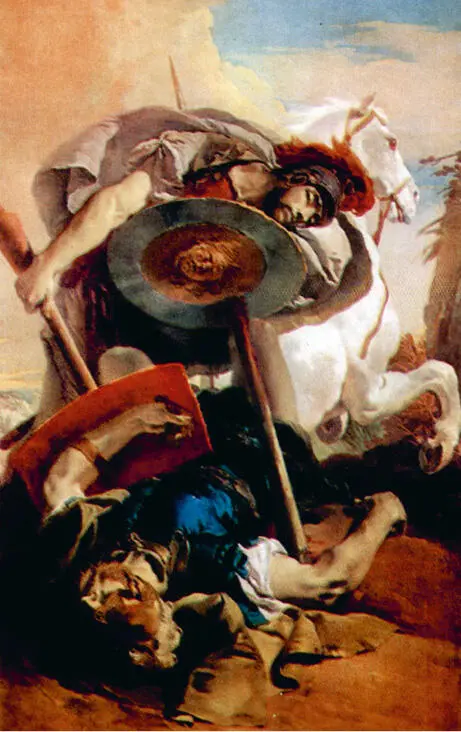 Abb 2 Eteokles und Polyneikes Ölgemälde von Giovanni Battista Tiepolo ca - фото 3