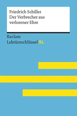 Reiner Poppe Der Verbrecher aus verlorener Ehre von Friedrich Schiller: Reclam Lektüreschlüssel XL обложка книги