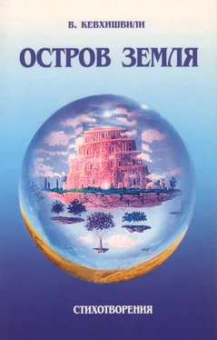 Владимир Кевхишвили Остров Земля. Стихотворения обложка книги