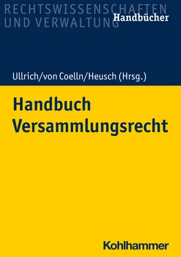 Неизвестный Автор Handbuch Versammlungsrecht обложка книги