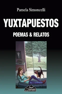 Pamela Simoncelli Yuxtapuestos, poemas & relatos обложка книги