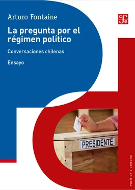 Arturo Fontaine La pregunta por el régimen político обложка книги