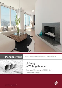 Andreas Nordhoff PlanungsPraxis Lüftung in Wohngebäuden - Planung und Umsetzung nach DIN 1946-6 обложка книги