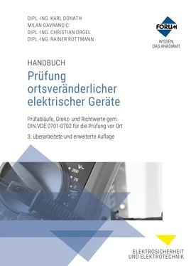 Christian Orgel Handbuch Prüfung ortsveränderlicher elektrischer Geräte обложка книги