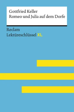 Klaus-Dieter Metz Romeo und Julia auf dem Dorfe von Gottfried Keller: Reclam Lektüreschlüssel XL обложка книги