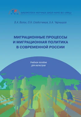 Владимир Волох Миграционные процессы и миграционная политика в современной России обложка книги