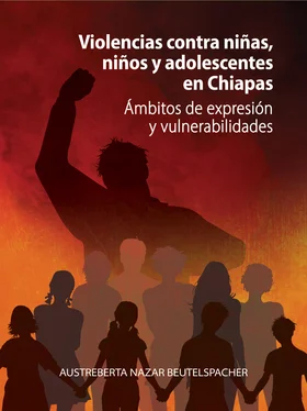 Austreberta Nazar Beutelspacher Violencias contra niñas, niños y adolescentes en Chiapas обложка книги