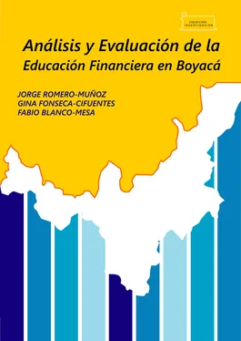 Jorge Romero Muñoz Análisis y evaluación de la educación financiera en Boyacá / Analysis and evaluation of financial education in Boyacá обложка книги