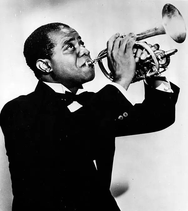Louis Armstrong spielt sich selbst im Film New Orleans 1947 Fotoarchiv - фото 1