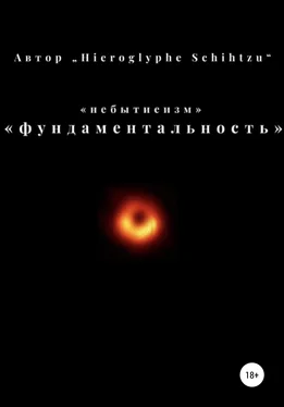 Hieroglyphe Schihtzu Небытиеизм – фундаментальность обложка книги