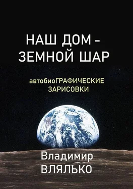 Владимир Влялько НАШ ДОМ – ЗЕМНОЙ ШАР. Автобиографические зарисовки обложка книги