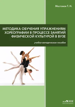 Татьяна Мостовая Методика обучения упражнениям хореографии в процессе занятий физической культурой в ВУЗе обложка книги