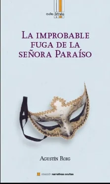 Agustín Roig La improbable fuga de la señora Paraíso обложка книги