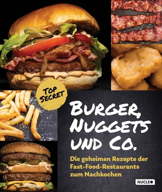 Fabian Baum Burger, Nuggets und Co.: Die geheimen Rezepte der Fast-Food-Restaurants zum Nachkochen обложка книги