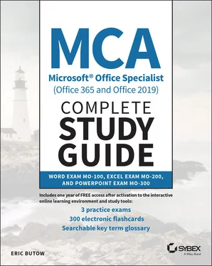 Eric Butow MCA Microsoft Office Specialist (Office 365 and Office 2019) Complete Study Guide обложка книги