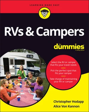 Christopher Hodapp RVs & Campers For Dummies обложка книги