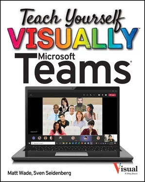 Matt Wade Teach Yourself VISUALLY Microsoft Teams обложка книги