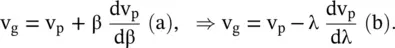 The condition for the normal dispersion is dv pdβ 0 dv pdλ 0 and for the - фото 513