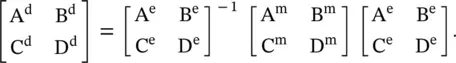 The deembedded device A dB dC dD d parameters are converted to the - фото 481