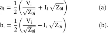 The definition of the power wave variables given by the equations are valid for - фото 369