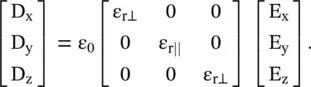 In the case of the crystal axes ξ η of an anisotropic substrate shown in Fig - фото 609