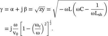 The propagation constant β for ω ω cis identical to equation 348 The - фото 530