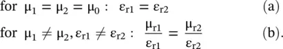 In equations 514ab the first case is the usual one as both media are - фото 1015