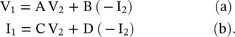 The port voltage and current are a linear combination of the incident and - фото 462