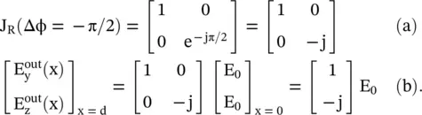 In the above equation both field components are equal to E 0 1 It is noted - фото 943