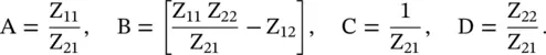 Likewise the relations between Y and ABCD parameters are obtained 325 - фото 453