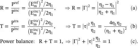 The total field in medium 1 is a combination of the incident and reflected - фото 1016