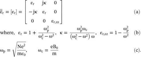 In the above expressions ω pand ω care the plasma frequency and cyclotron - фото 611
