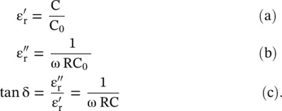 The above equations provide a practical means to measure the dielectric - фото 670