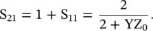 Figure 316 Network of shunt admittance The S matrix of the shunt admittance - фото 431