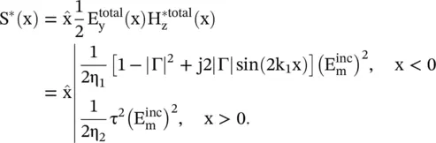 The timeaveraged power density is a real part of S x 5111 In the - фото 1026